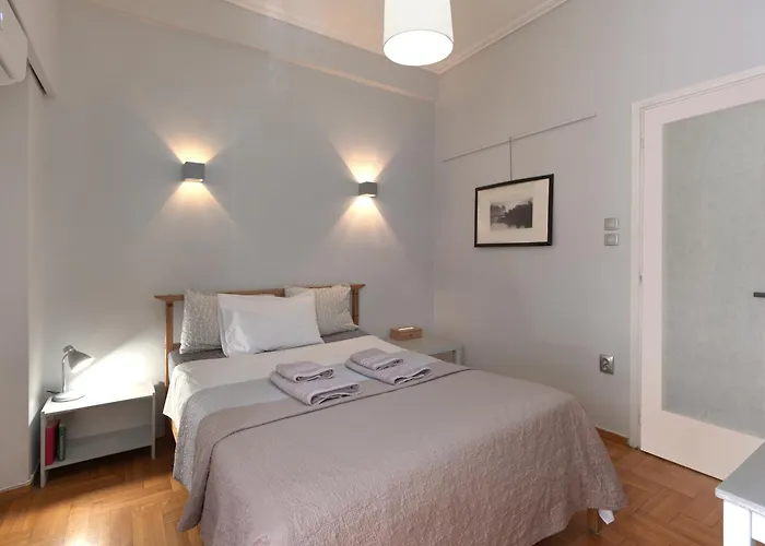 Homy Pagrati Flat 100 Mbps, 12\' To Panathenaic Stadium, 5\' To Metro